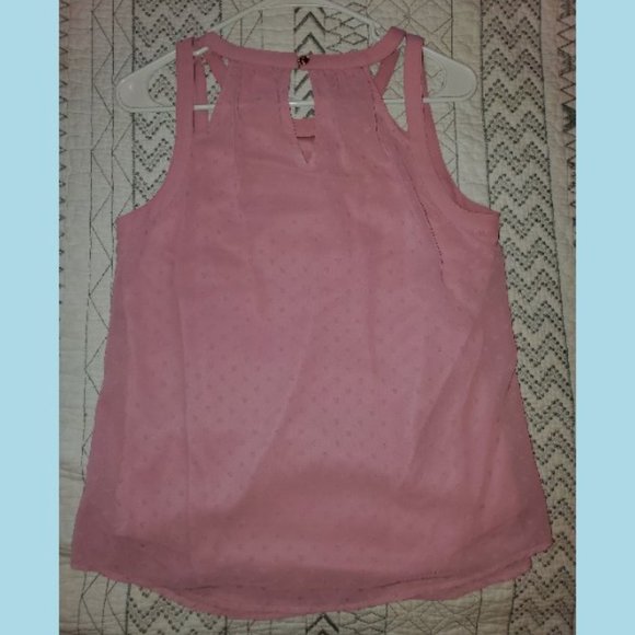 Candies Pink Strappy Blouse - Picture 2 of 3